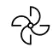Fan speed icon on the display